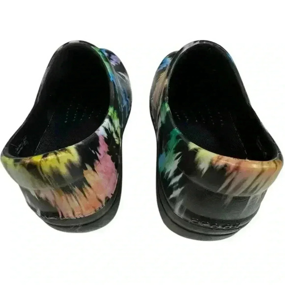 Crocs Neria Pro II Clog Shoes Womens Sz 8 Medical Nursing Tie Dye Slip Resistant - Picture 4 of 9